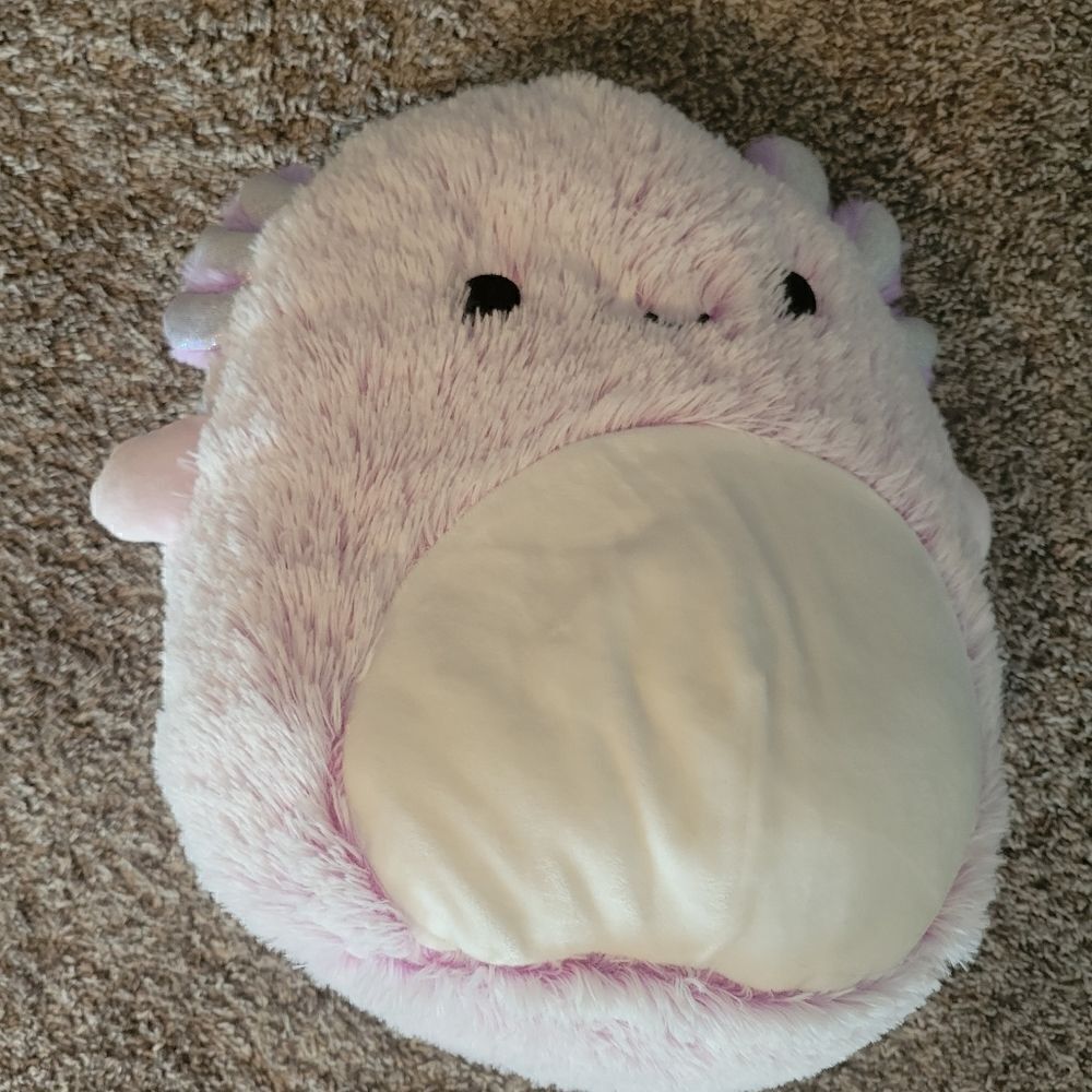 Original Squishmallows FuzzaMallows Monica Axolotl Plush